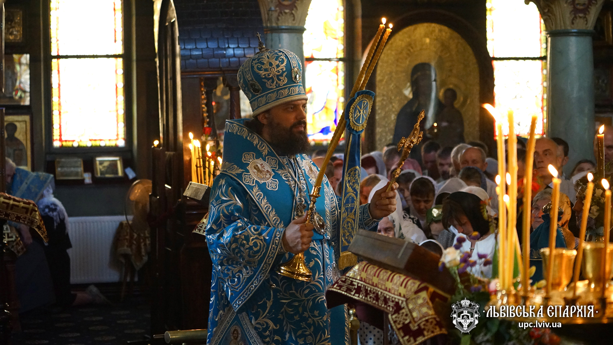 У Свято-Георгіївському соборі вшанували Тихвінську Львівську Сльозоточиву чудотворну ікону Божої Матері