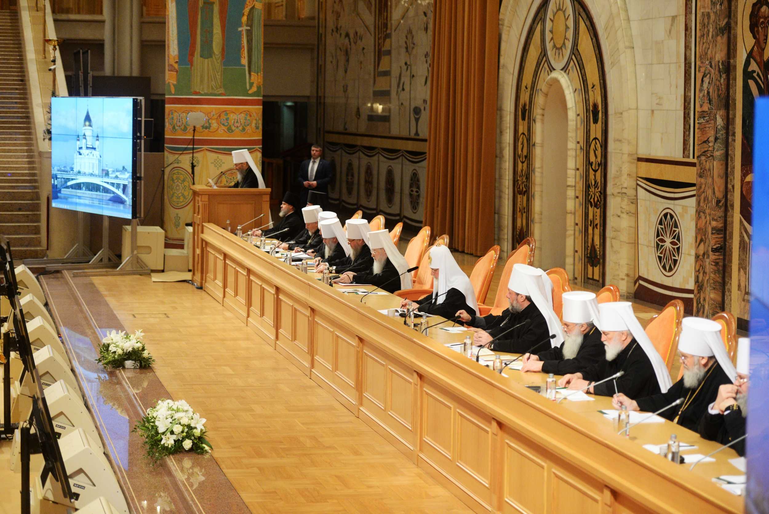 Архієпископ Філарет бере участь в Архієрейському Соборі Руської Православної Церкви